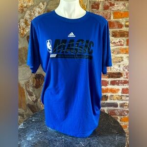Adidas Tshirt, New, Athletic, Casual, Blue, Activewear, NBA, Basketball, Unisex